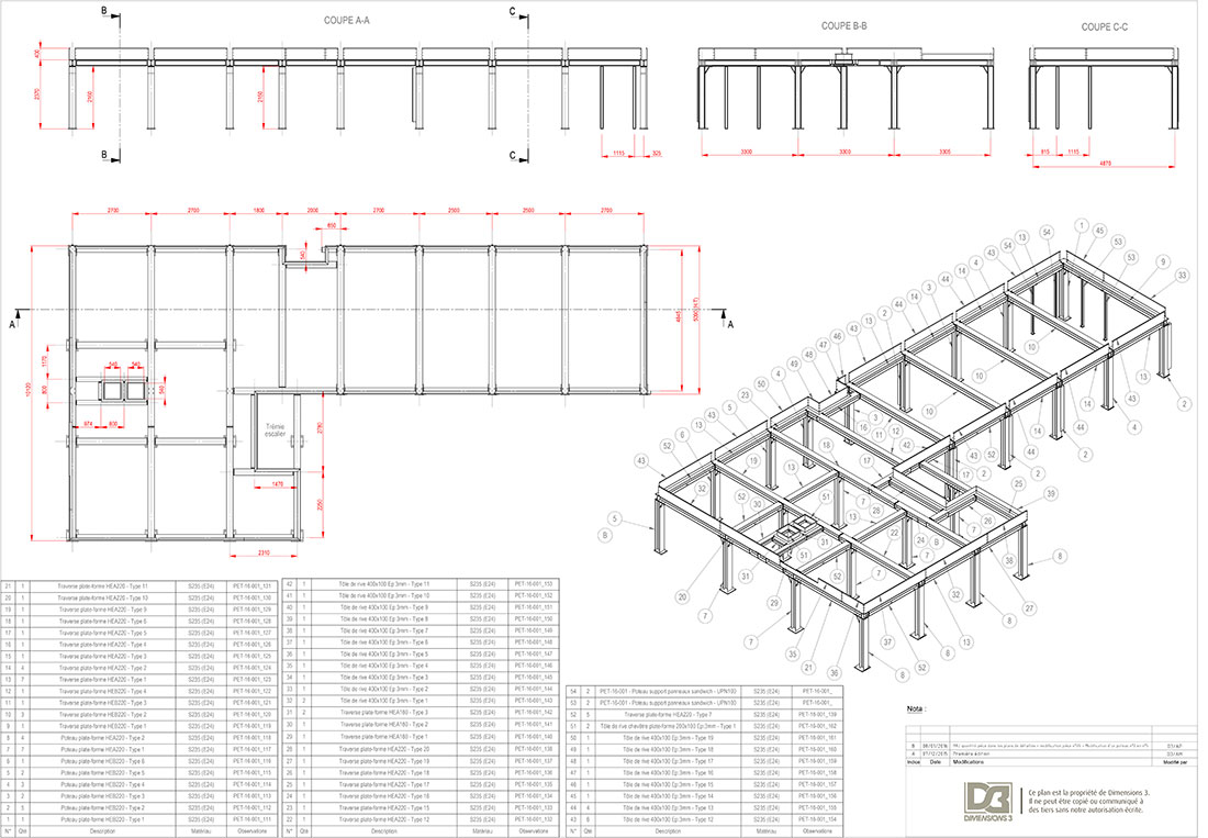 Plan sous-ensemble plateforme 2