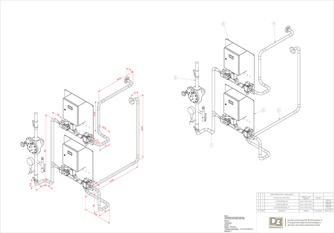Plan panoplie air comprimé