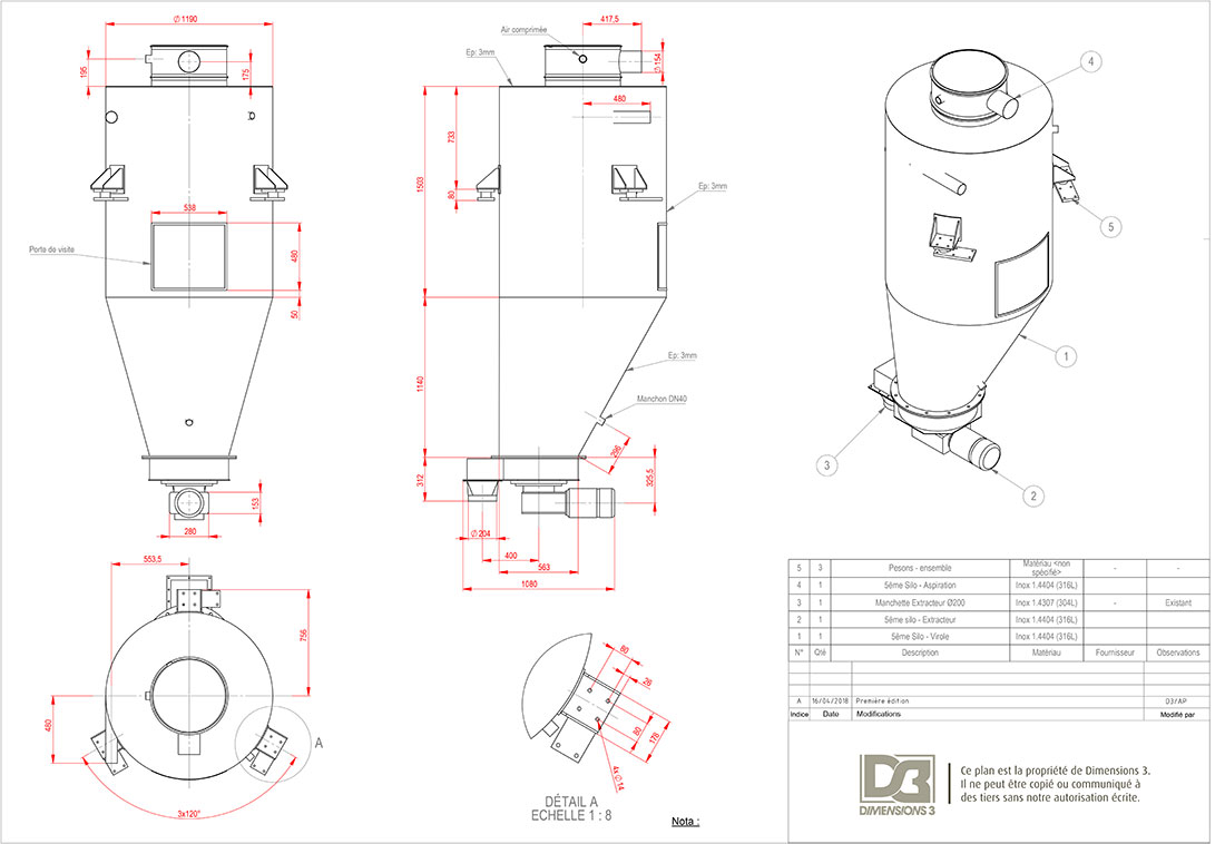 Plan ensemble silo